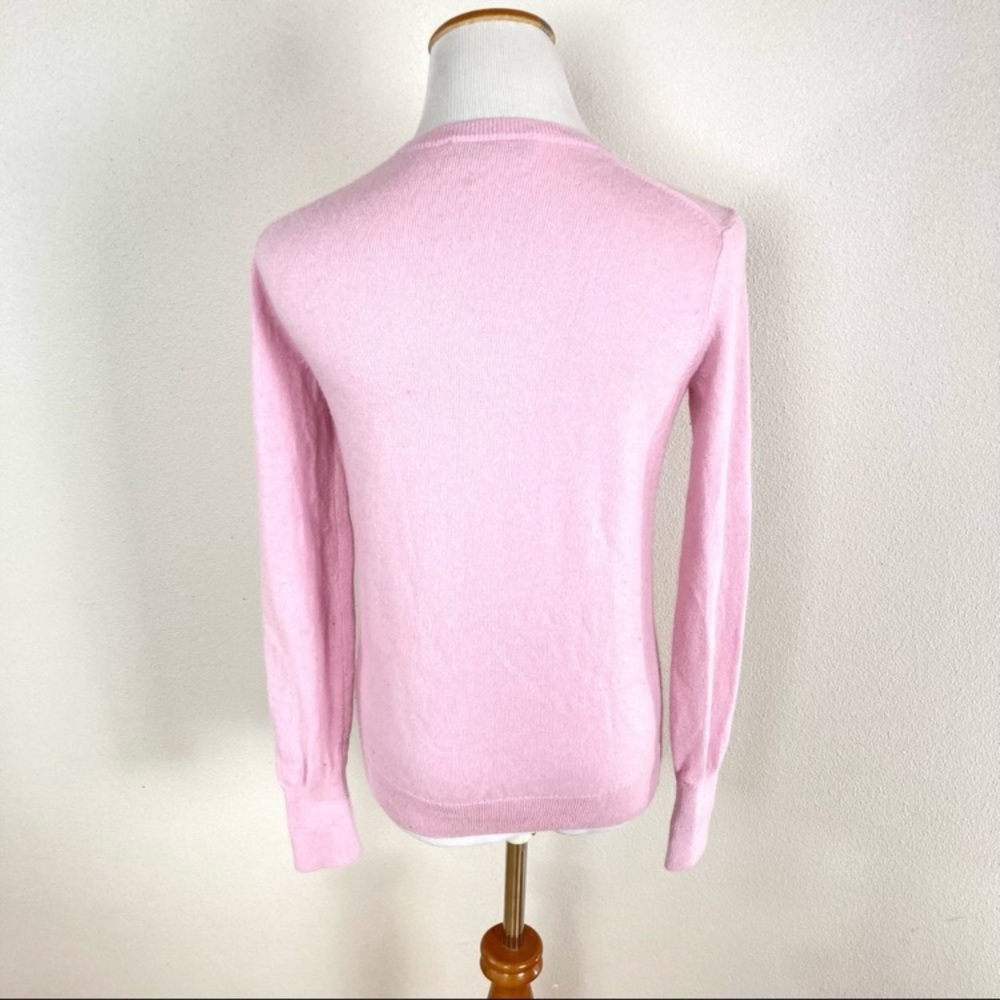 Everlane Cashmere Pink Pullover‎ Sweater Long Sleeve Women’s Sz Small - Picture 5 of 7